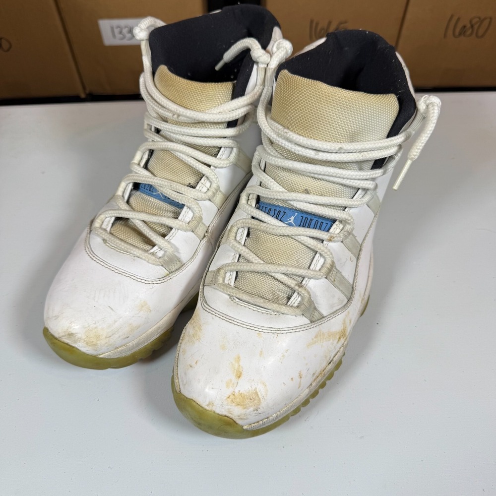 Air Jordan Retro 11 Sneakers Mens 12 Legend Blue Chicago Bulls 378037-117 Shoes